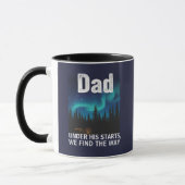 Dad Noorderlicht Camping Aanpasbaar Mok (Links)