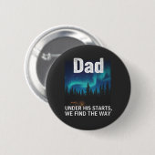 Dad Noorderlicht Camping Aanpasbaar Ronde Button 5,7 Cm (Voorkant /achterkant)