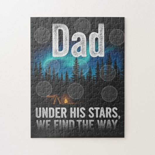 Dad Noorderlicht Camping Legpuzzel (Verticaal)