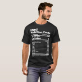 Dad Nutrition Facts T-shirt (Voorkant volledig)