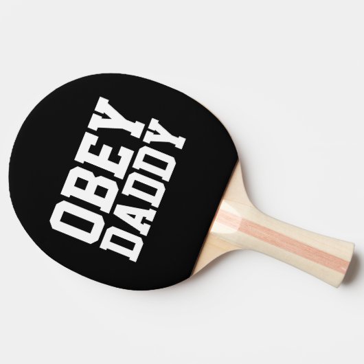 DAD OBEY DADDY PINGT PONG PADDLES TAFELTENNISBATJE (Zijkant)