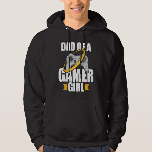 Dad of a Gamer Girl Hoodie (Voorkant)