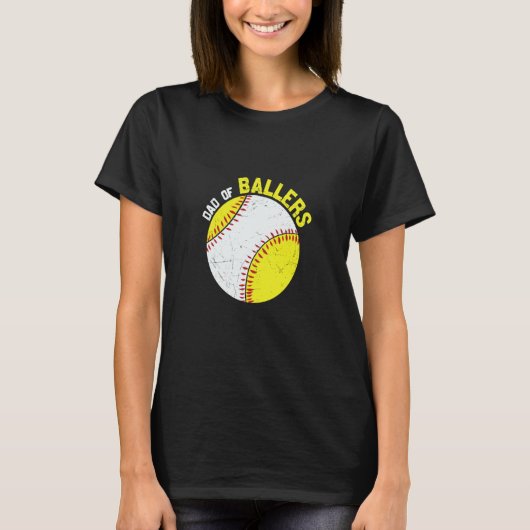 Dad Of Ballers Apparel T-shirt (Voorkant)