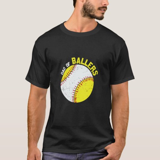 Dad Of Ballers Apparel T-shirt (Voorkant)