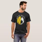 Dad Of Ballers Father Son Softball Soccer Player C T-shirt (Voorkant volledig)