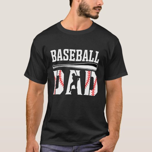 Dad Of Ballers Softball Baseball Player Dad Father T-shirt (Voorkant)