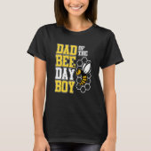Dad Of Bee Day Boy Honey Beekeeper Beekeeping Grap T-shirt (Voorkant)