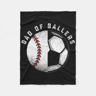 Dad Of Llers Father Son Soccer Sell Player Coach G Fleece Deken