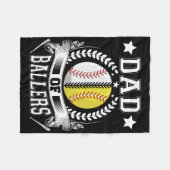 Dad Of Llers Funny Sell Funny Dad Softll  Fleece Deken (Voorkant (Horizontaal))