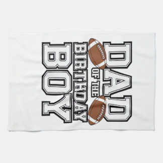 Dad of the Birthday Boy Football Lover Family birt Theedoek