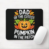 Dad Of The Cutest Pumpkin In The Patch Shirt Hallo Muismat (Met muis)