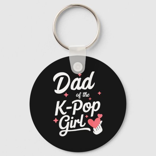 Dad Of The K P Girl K-p Fashion Men  Sleutelhanger (Voorkant)