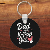 Dad Of The K P Girl K-p Fashion Men  Sleutelhanger (Voorkant)