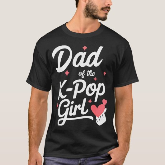 Dad Of The K P Girl K-p Fashion Men  T-shirt (Voorkant)