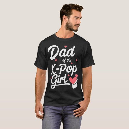 Dad Of The K P Girl K-p Fashion Men  T-shirt (Voorkant volledig)