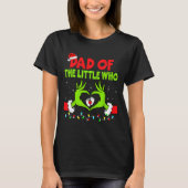 Dad Of The Little Who Funny Christmas Pregnancy An T-shirt (Voorkant)