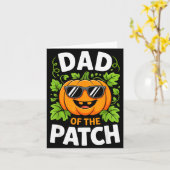 Dad Of The Patch Shirt Halloween Men Daddy Pumpkin Kaart (Gele Bloem)