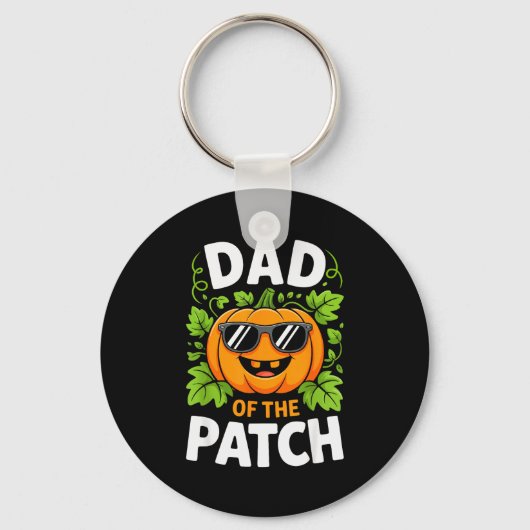 Dad Of The Patch Shirt Halloween Men Daddy Pumpkin Sleutelhanger (Voorkant)