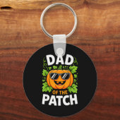Dad Of The Patch Shirt Halloween Men Daddy Pumpkin Sleutelhanger (Voorkant)