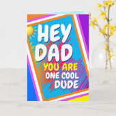 DAD - One Cool Man Kaart (Gele Bloem)