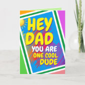 DAD - One Cool Man Kaart (Voorkant)