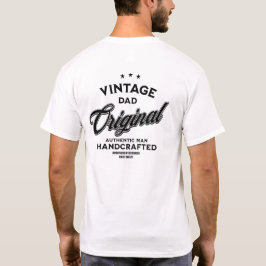 Dad Origineel T-shirt Achterzijde Print