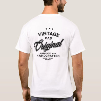  Dad Origineel T-shirt Achterzijde Print