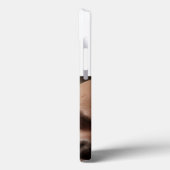 Dad Photo blue text  iPhone Case (Achterkant / Links)