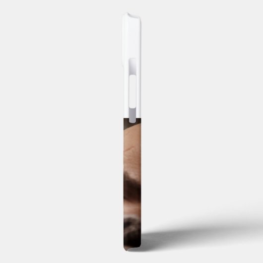 Dad Photo blue text  iPhone Case (Achterkant / Links)