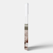 Dad Photo blue text  iPhone Case (Achterkant / Rechts)