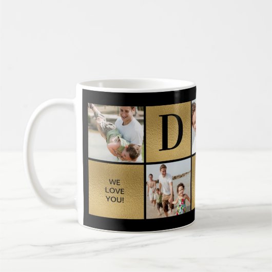 DAD Photo Collage Coffee-Mok Koffiemok (Links)