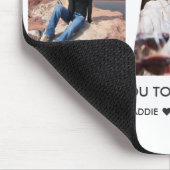 DAD Photo Collage CutOut Letters White Muismat (Hoek)