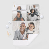 Dad Photo Collage Father Golfhanddoek (Insitu)