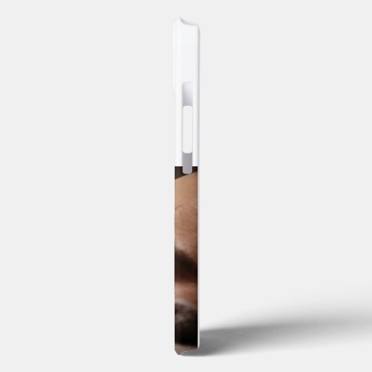 Dad Photo dark blue text  iPhone Case (Achterkant / Links)