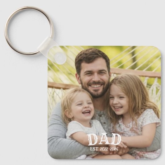 Dad Photo Established Sleutelhanger (Voorkant)