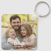 Dad Photo Established Sleutelhanger (Achterkant)
