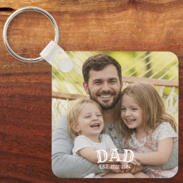 Dad Photo Established Sleutelhanger