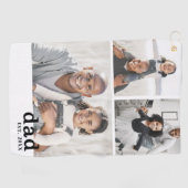 Dad Photo Father Golfhanddoek (Horizontaal)