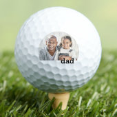 Dad Photo Father's Day Golfballen