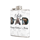 DAD Photo Vaderdag gepersonaliseerd Heupfles (Links)