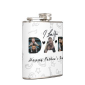 DAD Photo Vaderdag gepersonaliseerd Heupfles (Rechts)