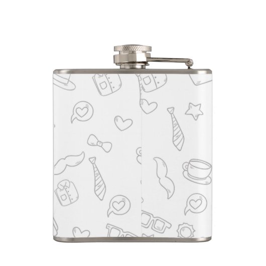 DAD Photo Vaderdag gepersonaliseerd Heupfles (Achterkant)