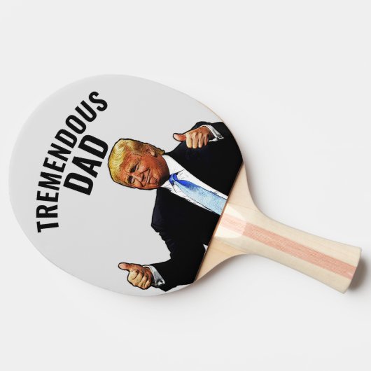 DAD PING PONG PADDLES, TRUMP TREMENEUUS DAD TAFELTENNISBATJE (Zijkant)