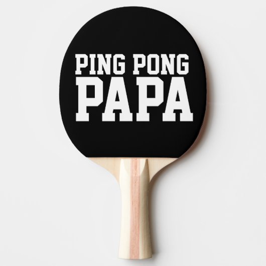 DAD PING PONG PAPA PADDLES TAFELTENNISBATJE (Voorkant)