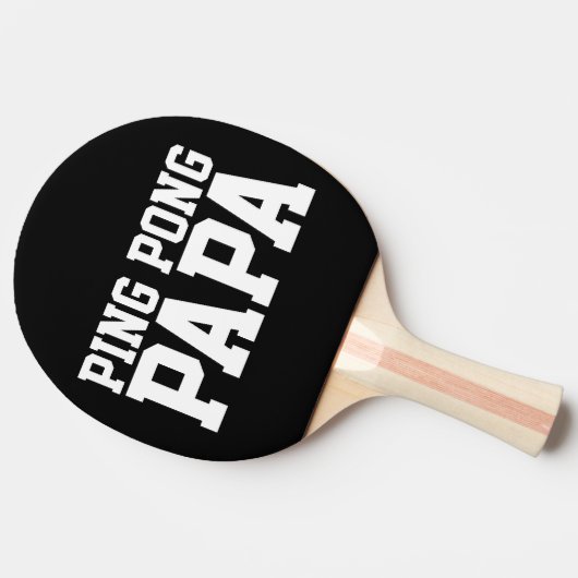 DAD PING PONG PAPA PADDLES TAFELTENNISBATJE (Zijkant)