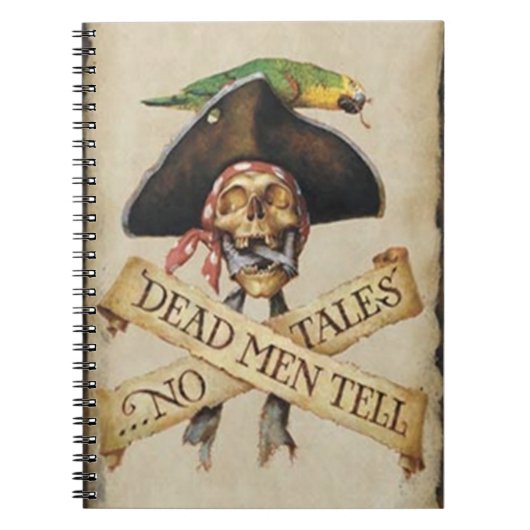 Dad Pirate Spiral Notitieboek (Voorkant)