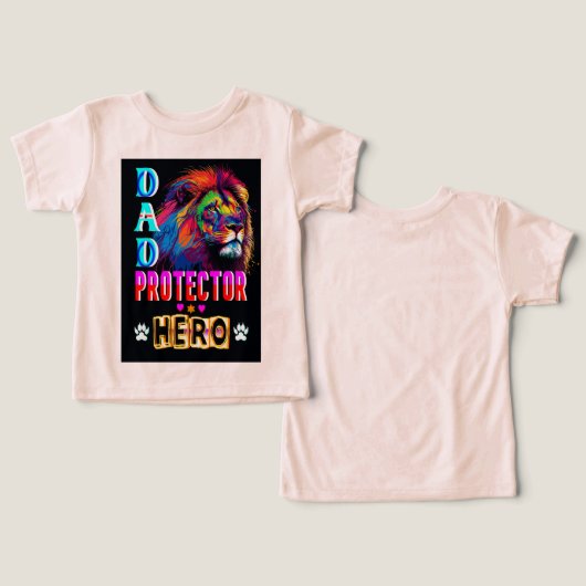 Dad Protector Hero (Ontwerp Voorkant & Achterkant)