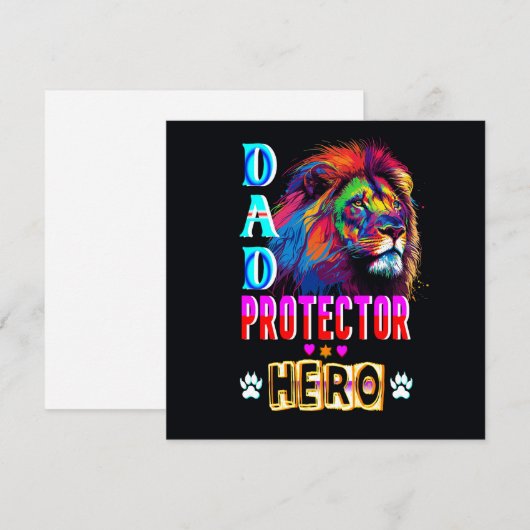 Dad Protector Hero (Voorkant / Achterkant)