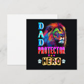Dad Protector Hero Bedankkaart (Voorkant / Achterkant)