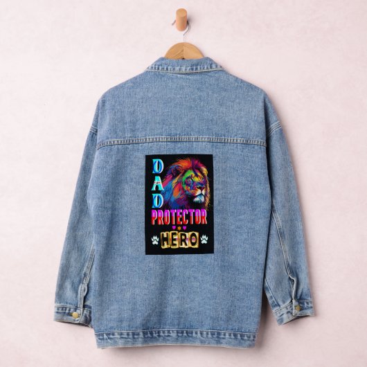 Dad Protector Hero Denim Jacket (Hangar)